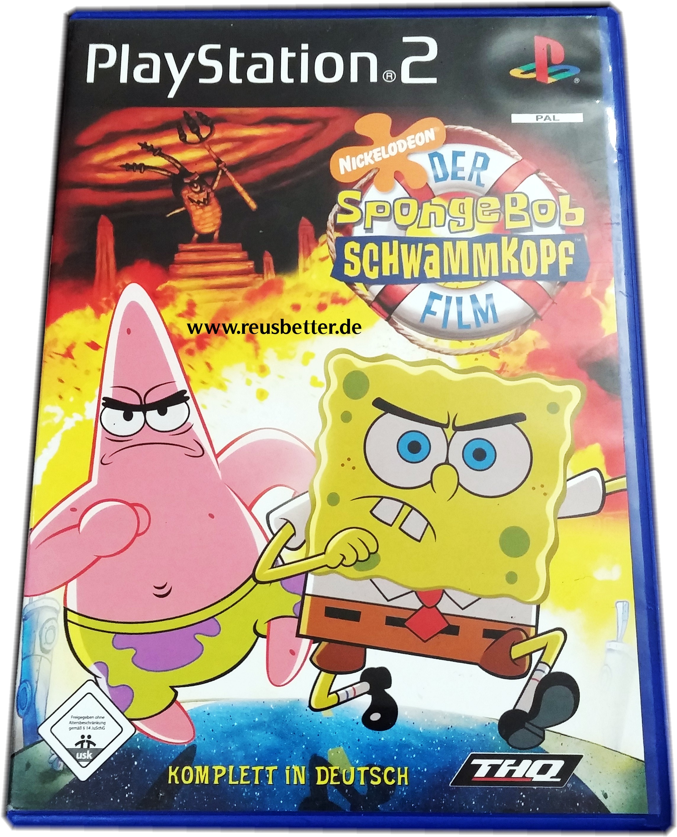 SpongeBob Schwammkopf Spiel Der Film Sony PS2